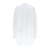 Gucci White Cotton Blouse